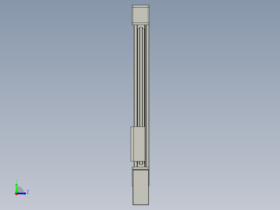 欧规系列-GB8-L96-S500-BL-P40-MS3左视图