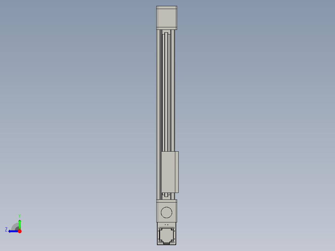欧规系列-GB8-L96-S500-BL-P40-MS3右视图