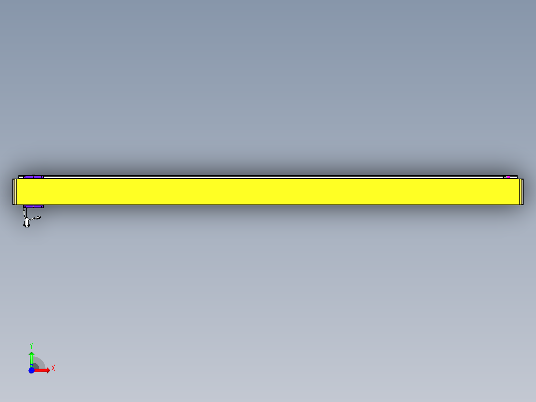 威洛博VL系列直线电机模组-VL14S1-S2550前视图