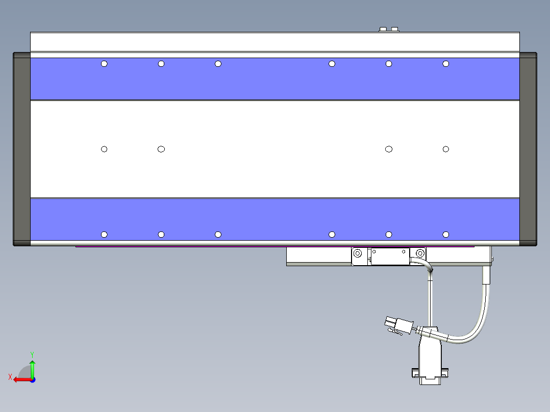 威洛博VL系列3d模型模组VL17E2Y-S200后视图