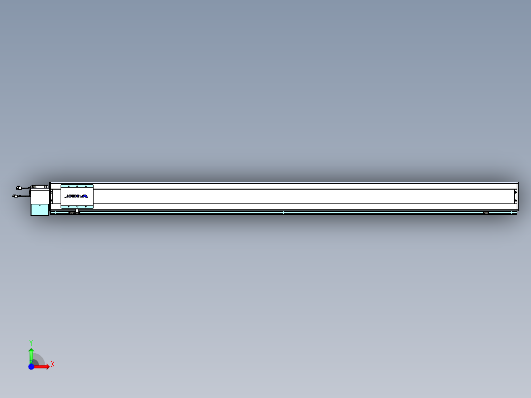 威洛博VBC同步带传动一无尘环境VBC14-L45-S2000-BLD-ZP75-C3前视图