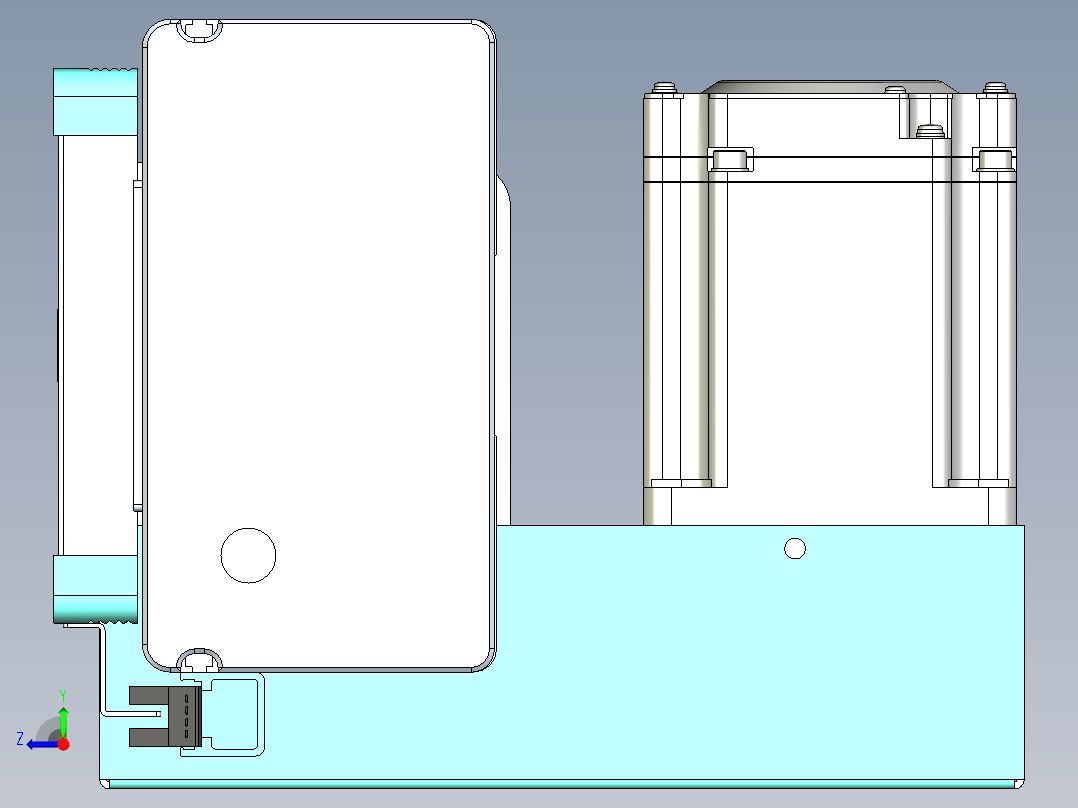 威洛博VBC同步带传动一无尘环境VBC14-L45-S2000-BLD-ZP75-C3右视图