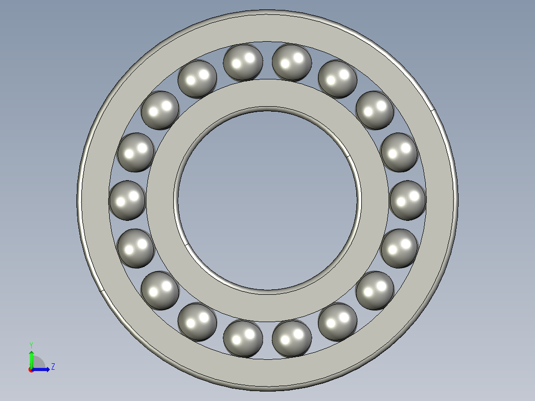 深沟球轴承6330左视图