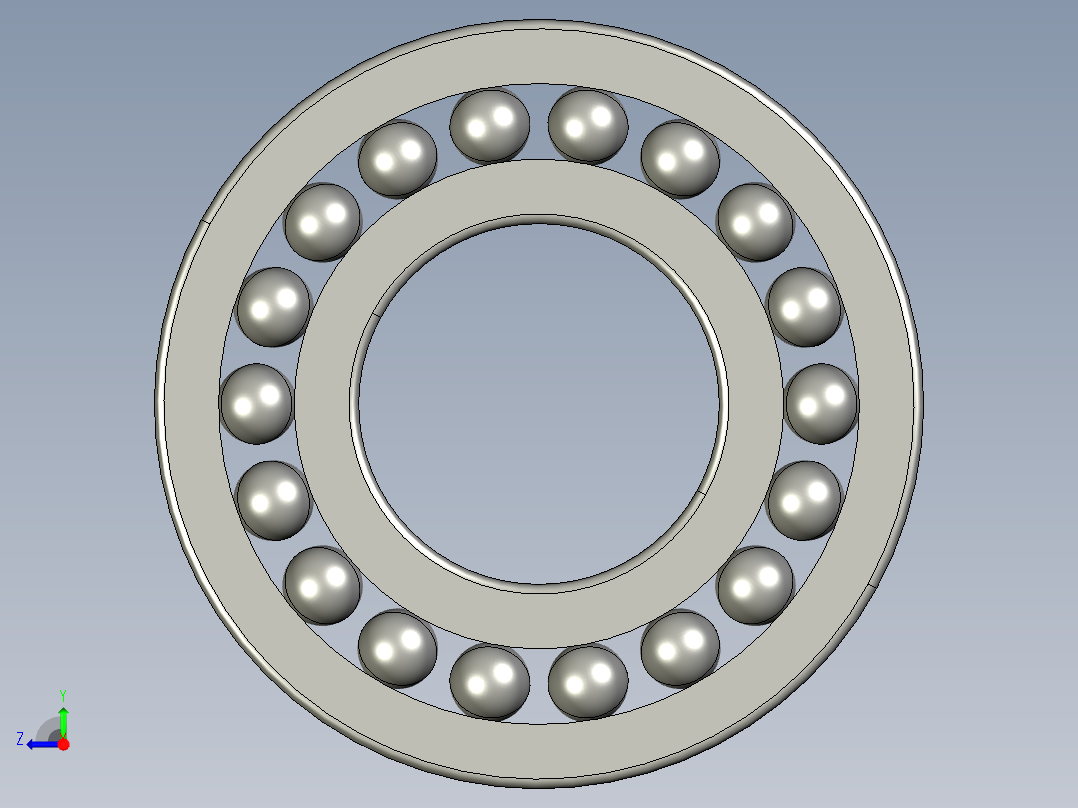 深沟球轴承6330右视图