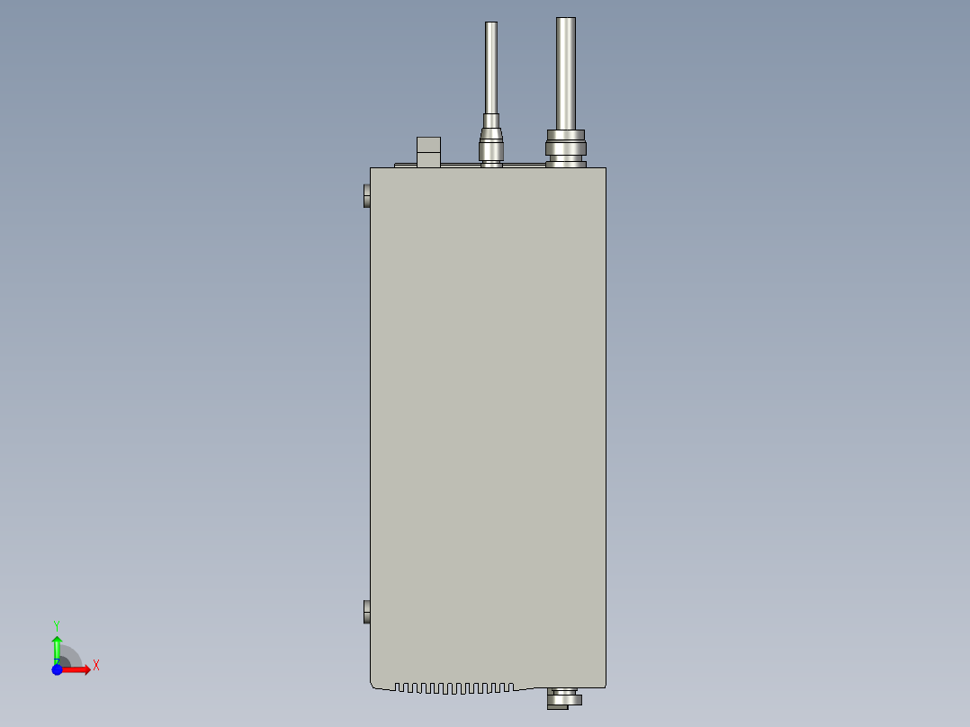 基恩士MD-V9600_9610_9620_C_kc图纸模型前视图