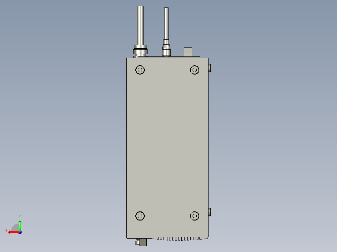 基恩士MD-V9600_9610_9620_C_kc图纸模型后视图