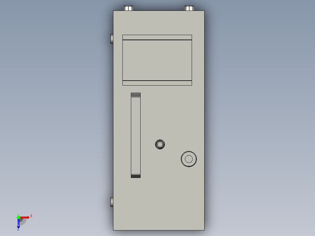 基恩士MD-V9600_9610_9620_C_kc图纸模型俯视图