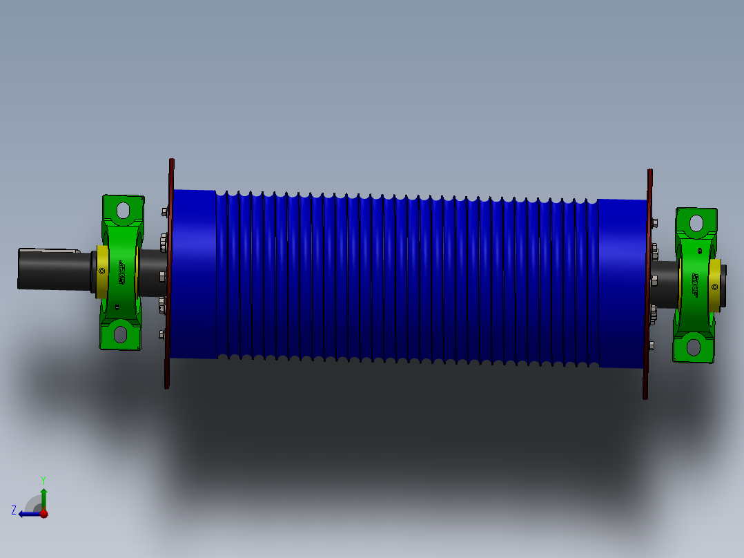 桥式起重机小车设计右视图