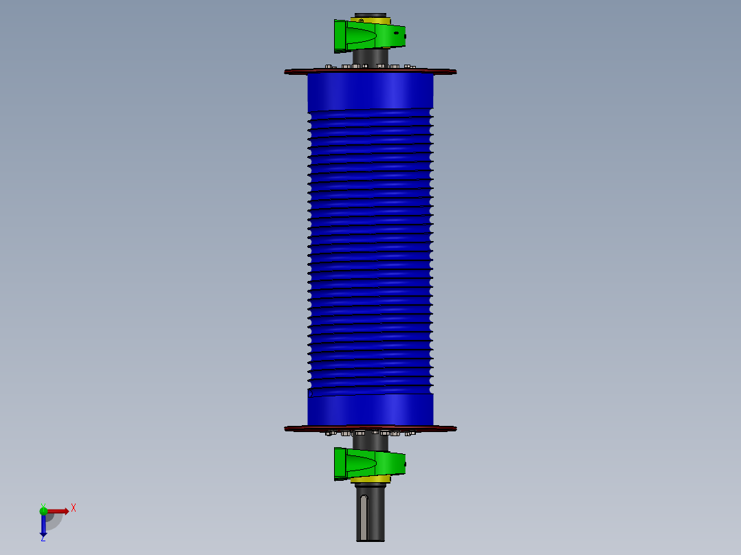 桥式起重机小车设计俯视图
