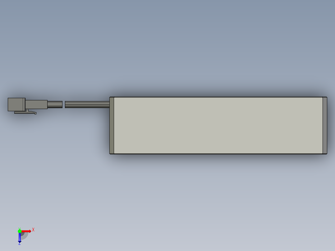 基恩士CA-DQR10M_kc图纸模型俯视图