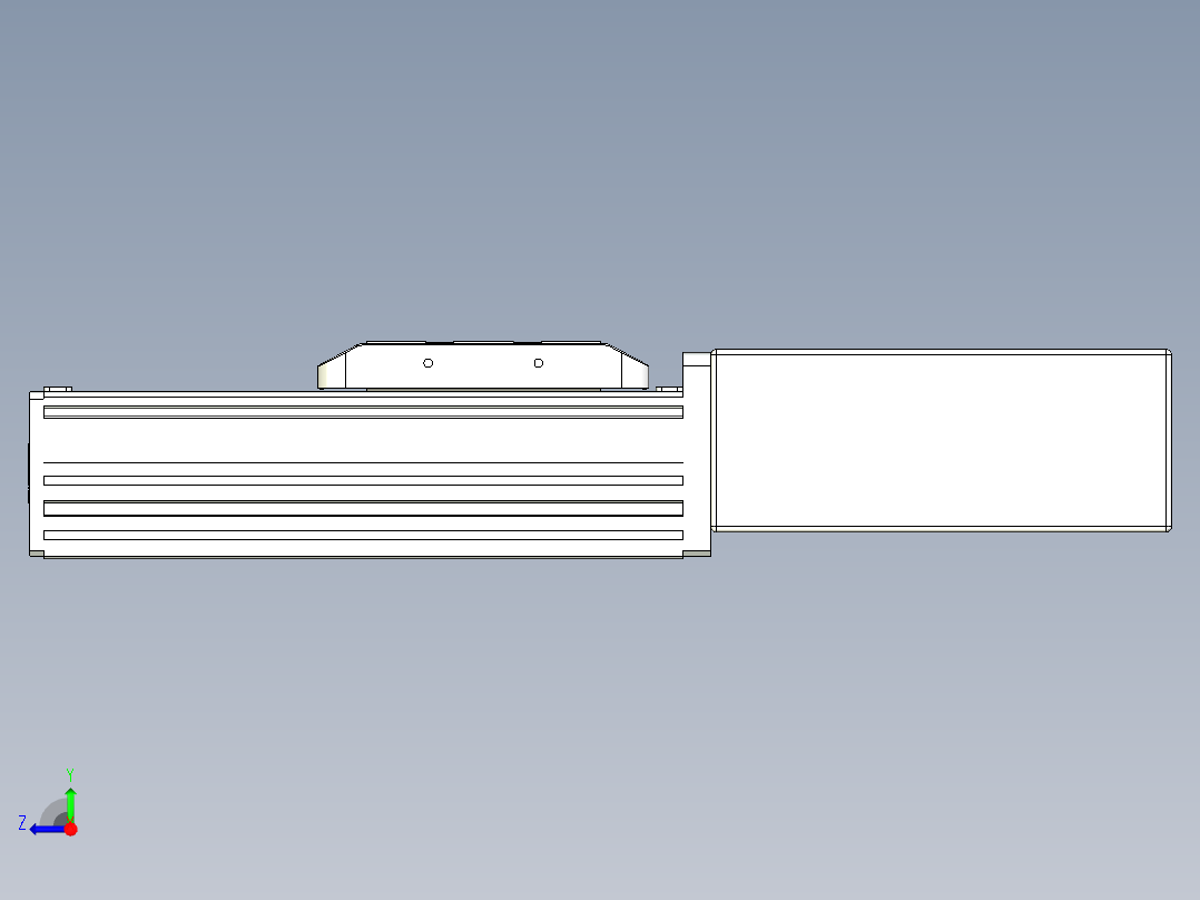 同步带全封闭直线模组TPA-HCB-85D-90-L50-ML-C-P20-N3右视图