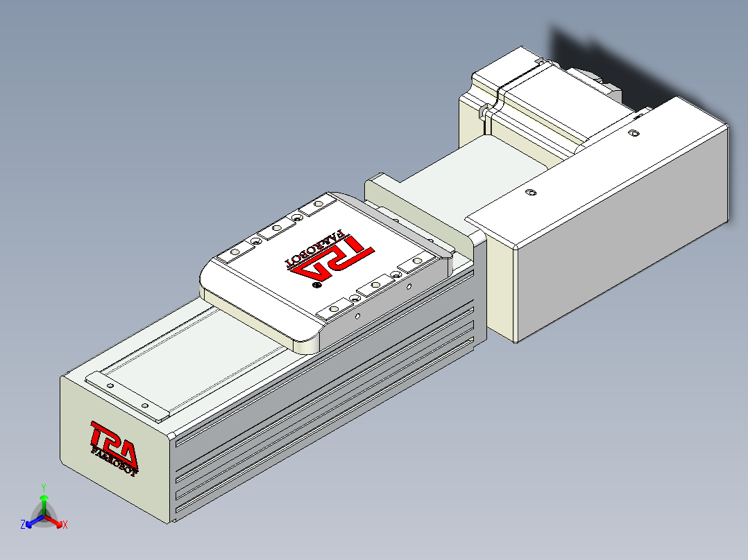 同步带全封闭直线模组TPA-HCB-85D-90-L50-ML-C-P20-N3正等轴测图