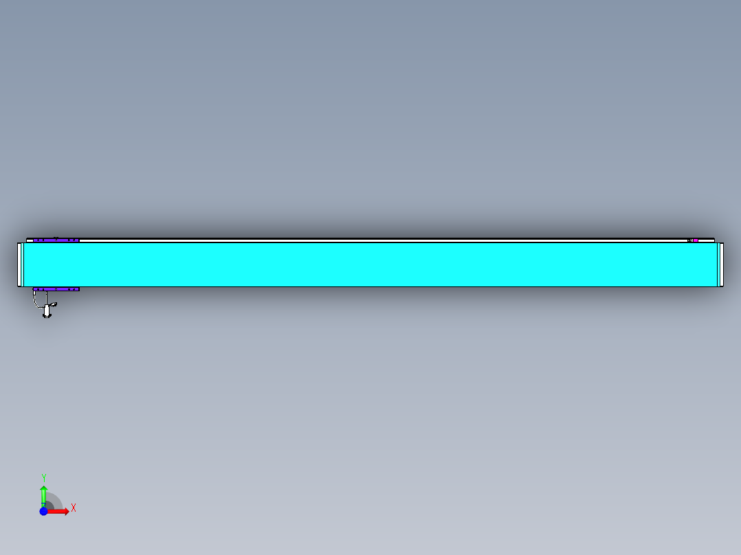 威洛博VL系列3d模型模组VL17E2Y-S2450前视图