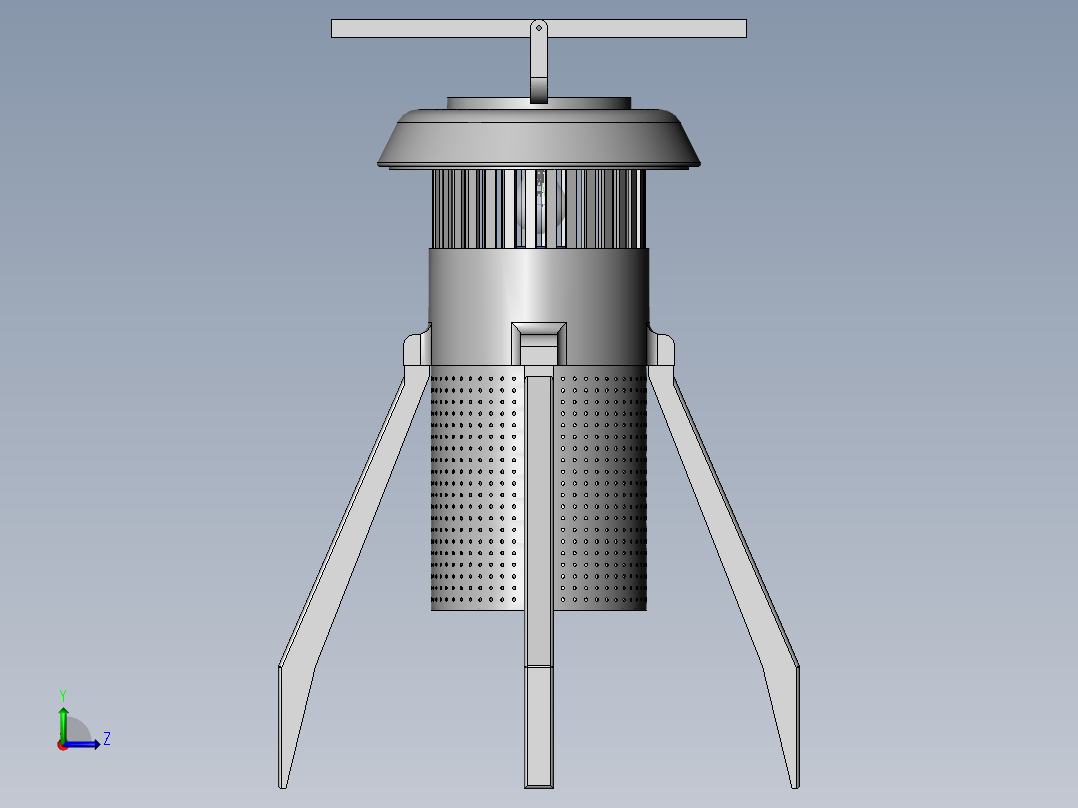 太阳能灭蚊左视图