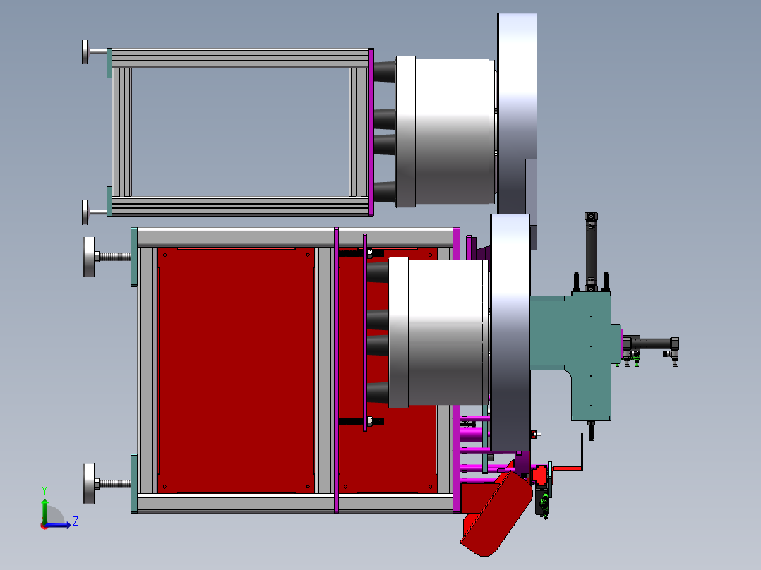密封圈组装机(sw17可编辑+工程图）左视图