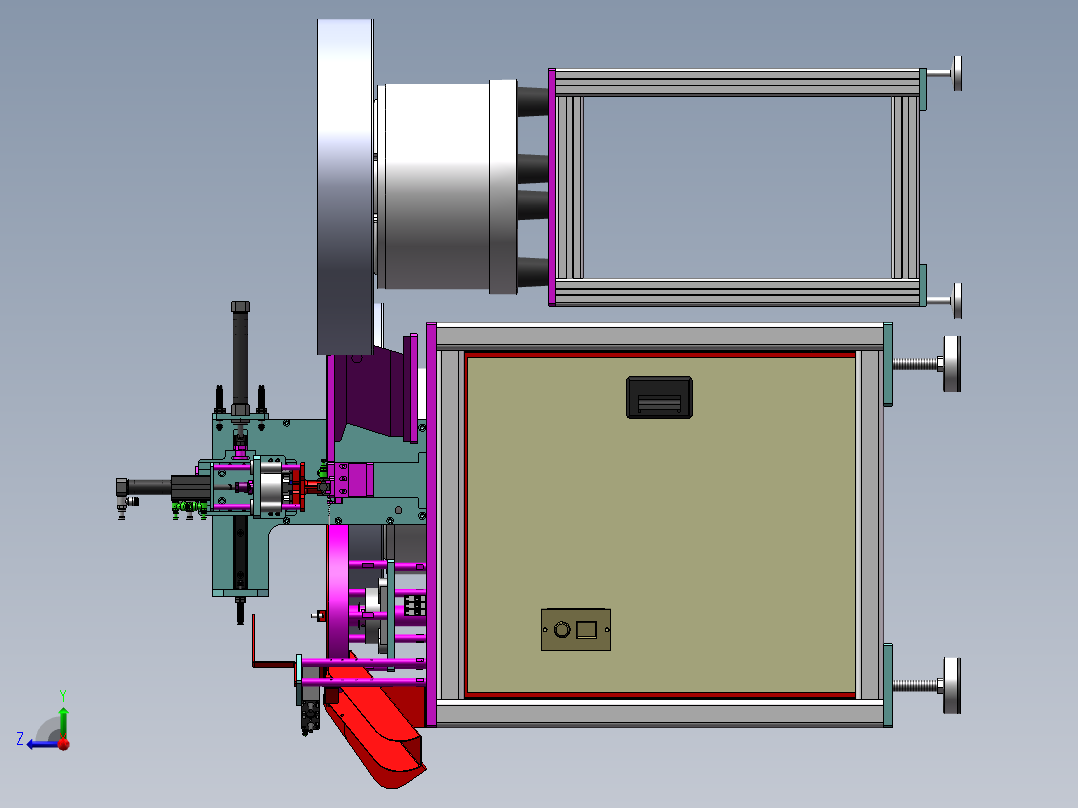 密封圈组装机(sw17可编辑+工程图）右视图