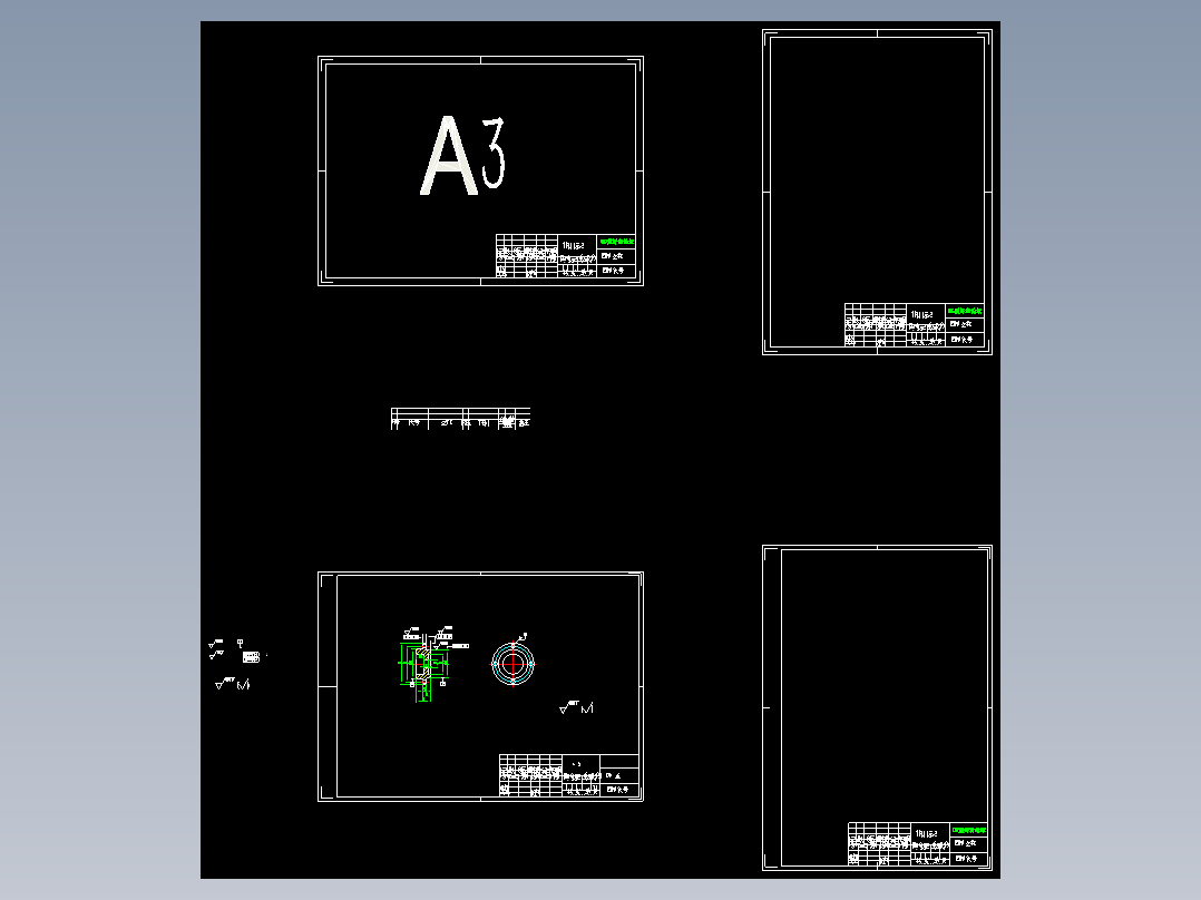 端盖CAD <span style='color: red'>练习</span><span style='color: red'>图</span>