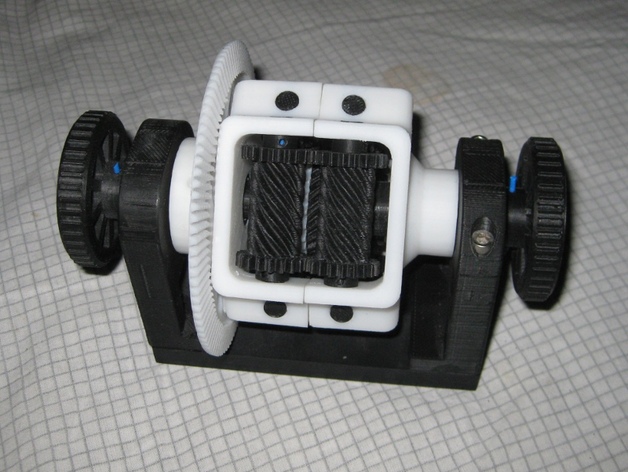 限滑差速器图纸适合3D打印机的托森