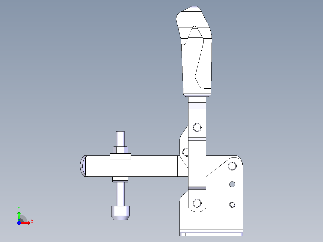 德克斯TUNKERS气缸数模T2-67U前视图