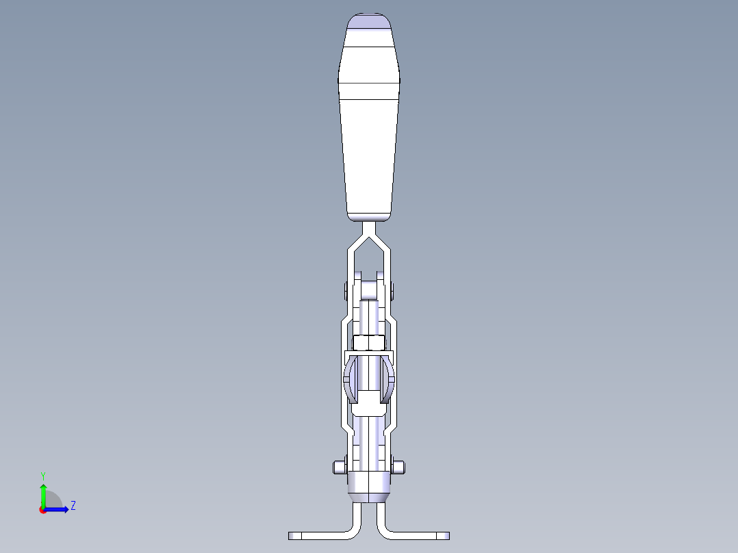 德克斯TUNKERS气缸数模T2-67U左视图