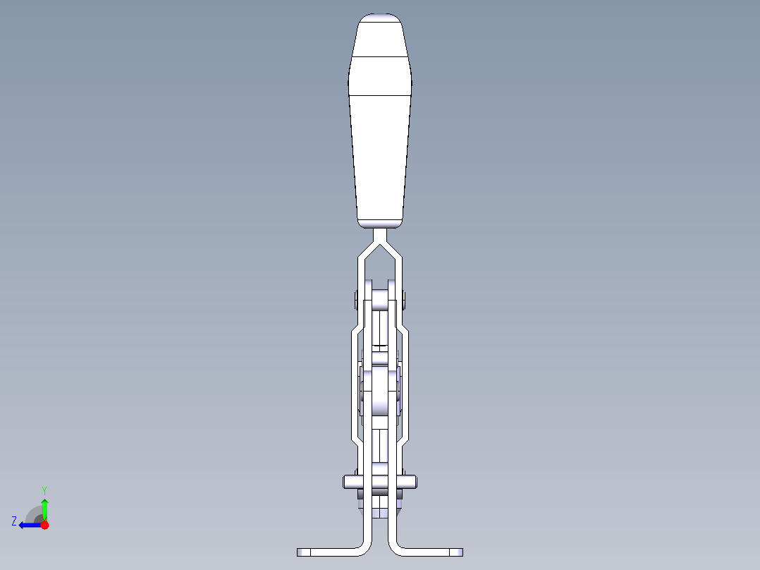德克斯TUNKERS气缸数模T2-67U右视图