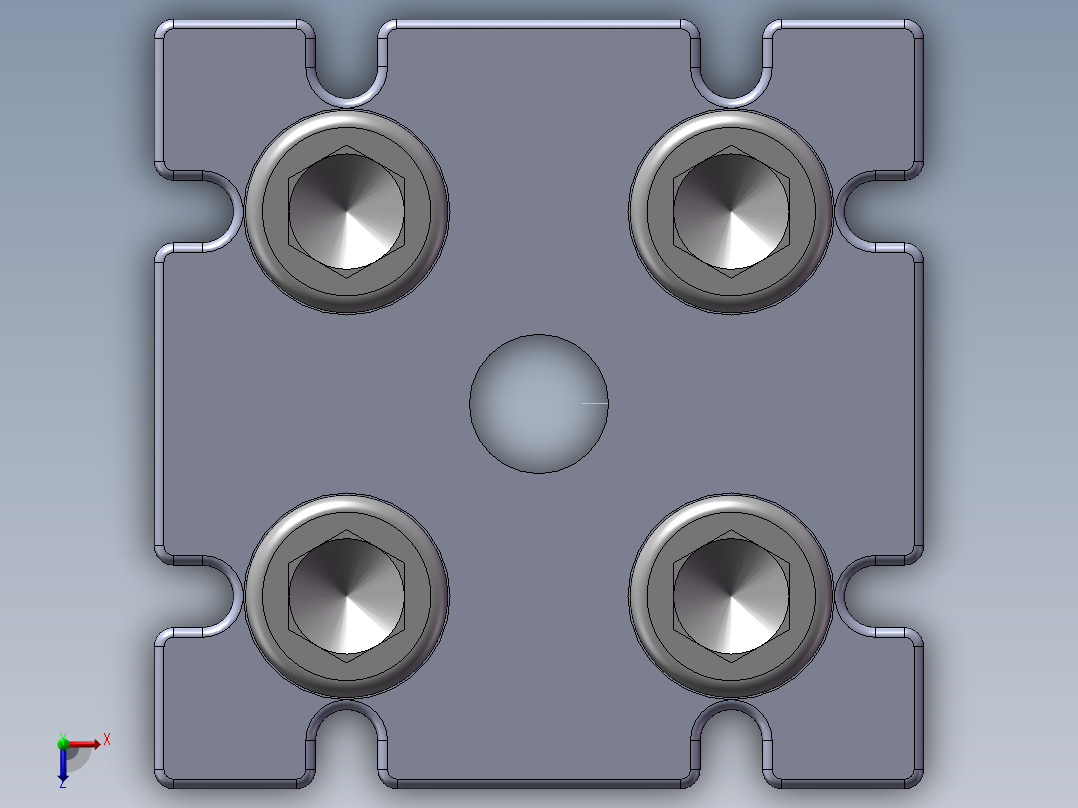 铝型材及其附件5.33.40.8080.M16俯视图