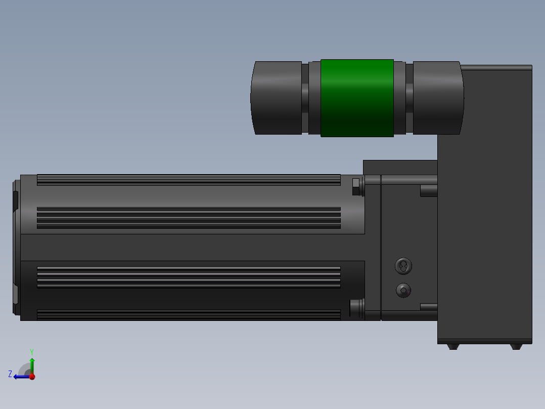 平带输送机模块01右视图