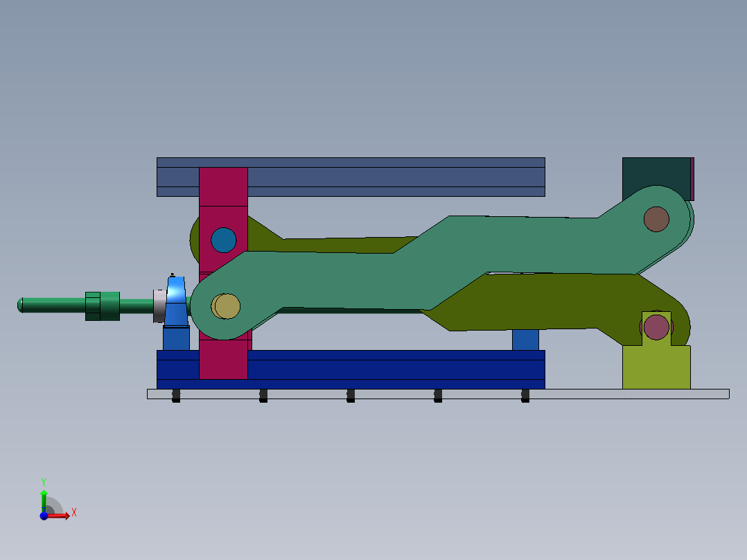 道路灌木修剪推车前视图
