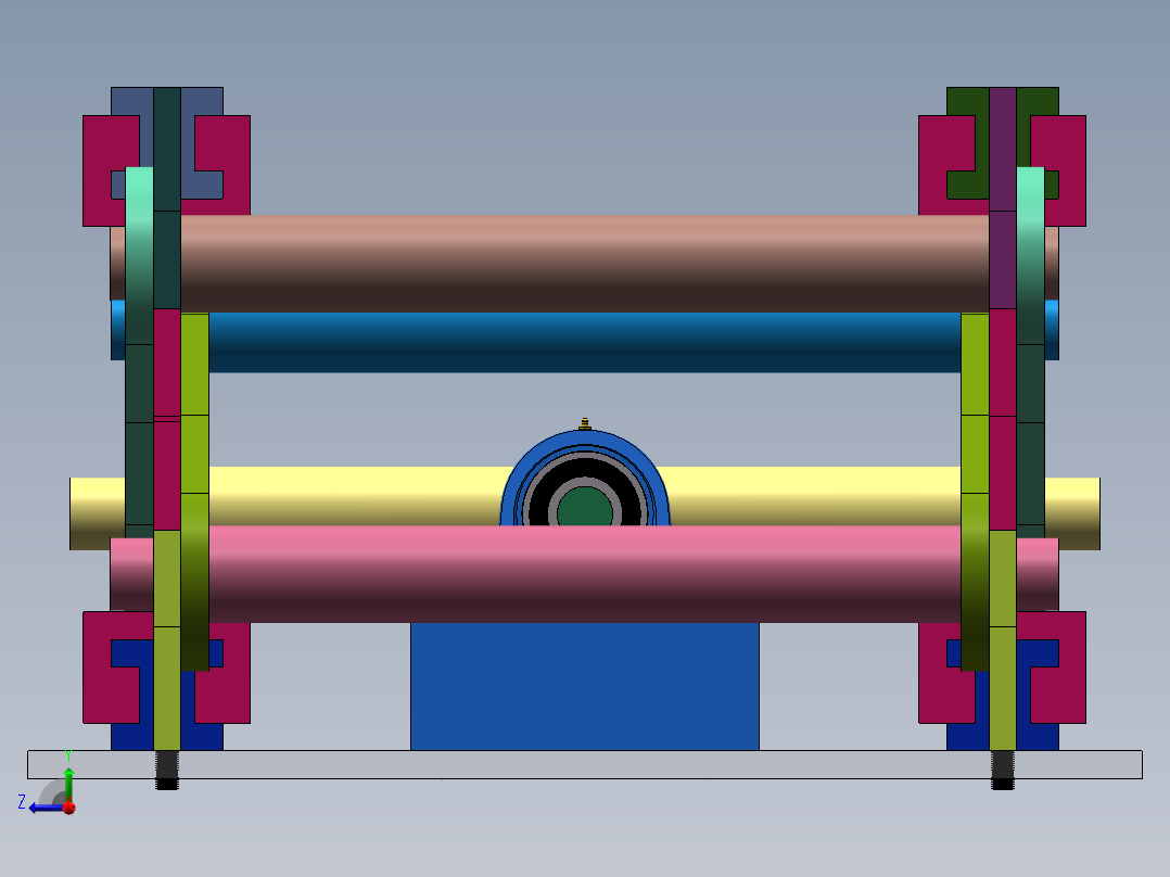 道路灌木修剪推车右视图