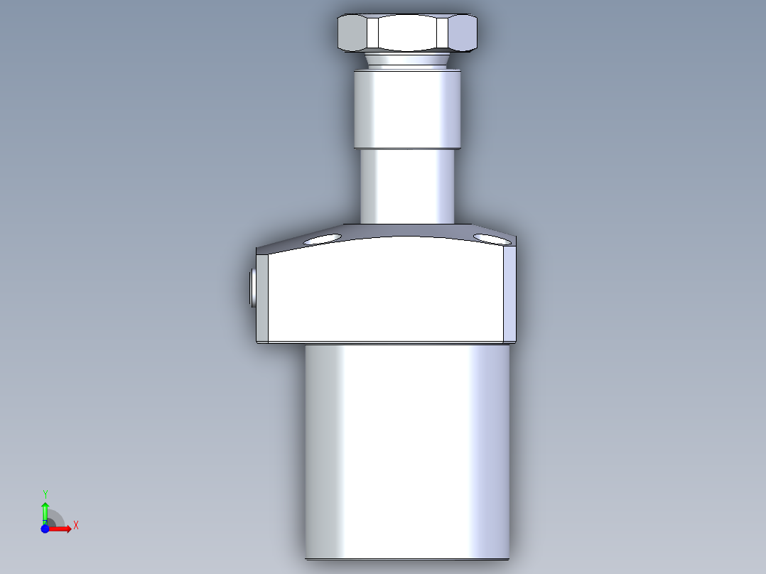 KOSMEKLHA0480-GL多系列多零件图纸模型前视图