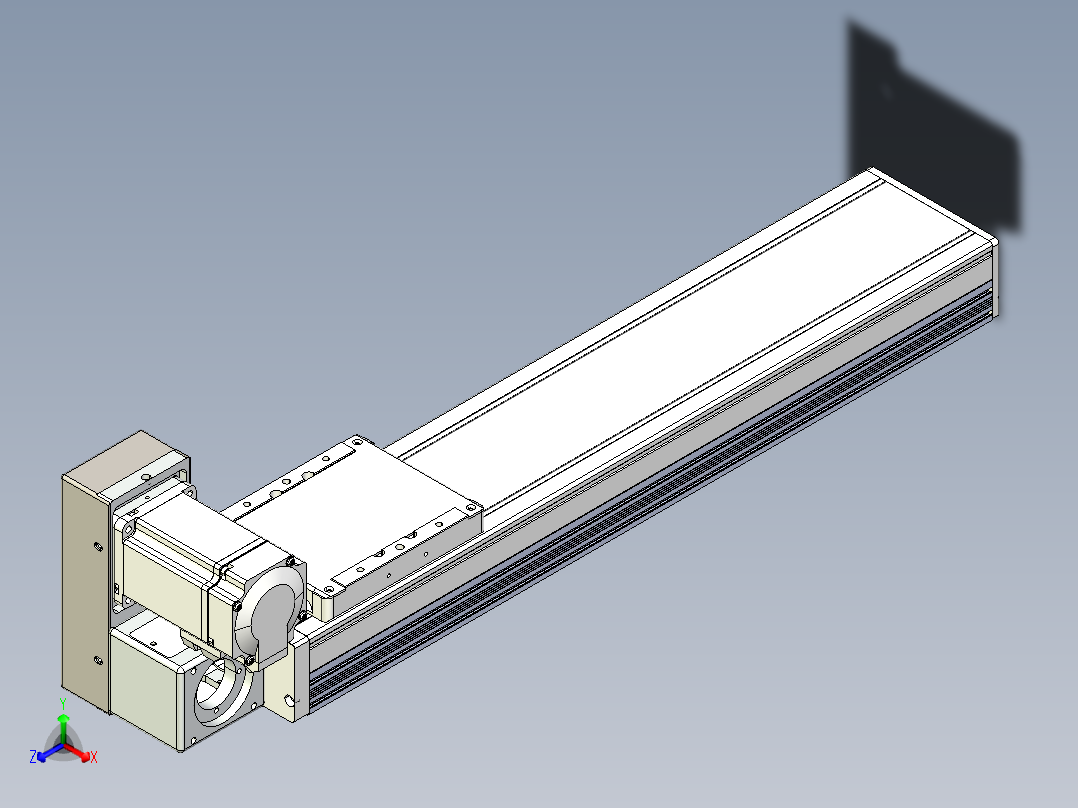 同步带全封闭直线模组TPA-HCB-105D-90-L350-LU-C-P20-N3