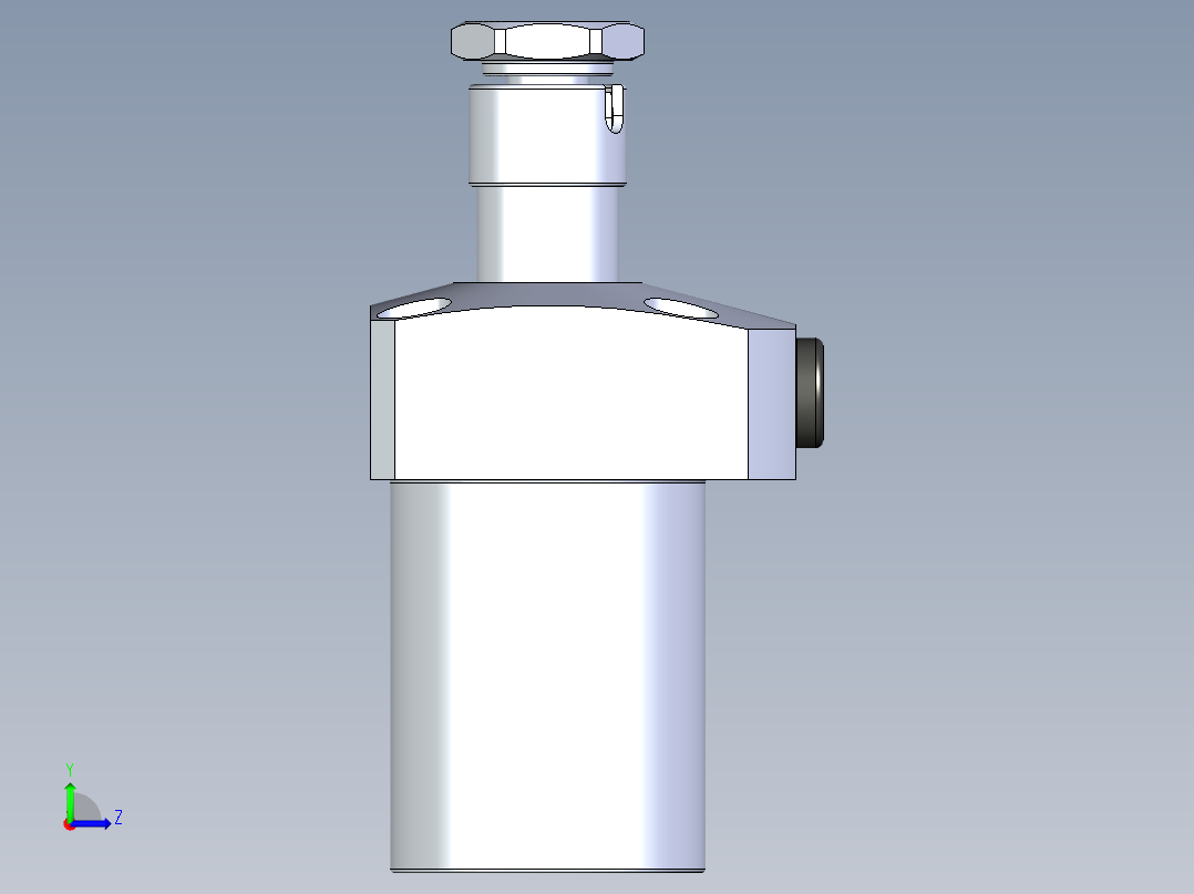 KOSMEKLT0400-CL-Y30多系列多零件图纸模型多系列多零件图纸模型左视图