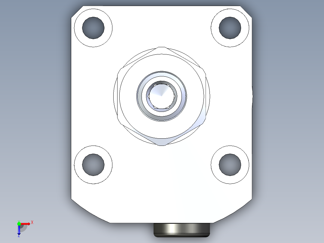 KOSMEKLT0400-CL-Y30多系列多零件图纸模型多系列多零件图纸模型俯视图