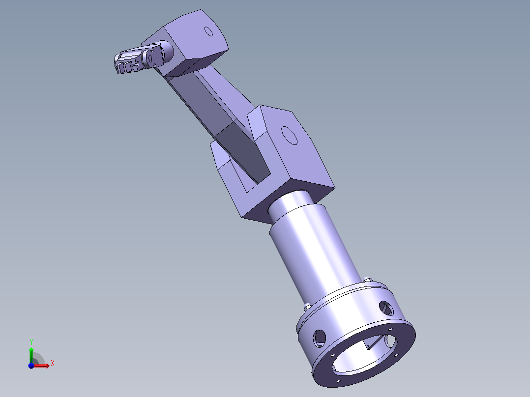 W282-六自由度焊接机械手设计-机械手前视图
