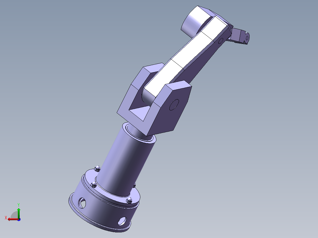 W282-六自由度焊接机械手设计-机械手后视图