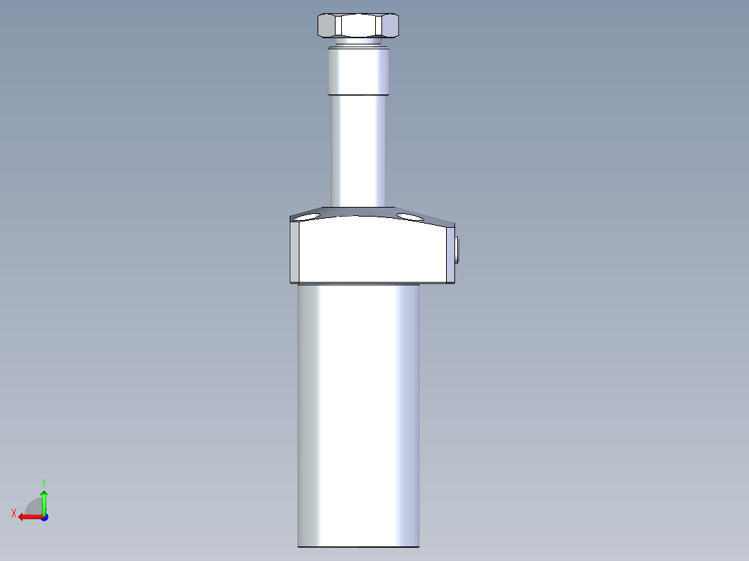 KOSMEKLHA0400-GR-Q25多系列多零件图纸模型后视图