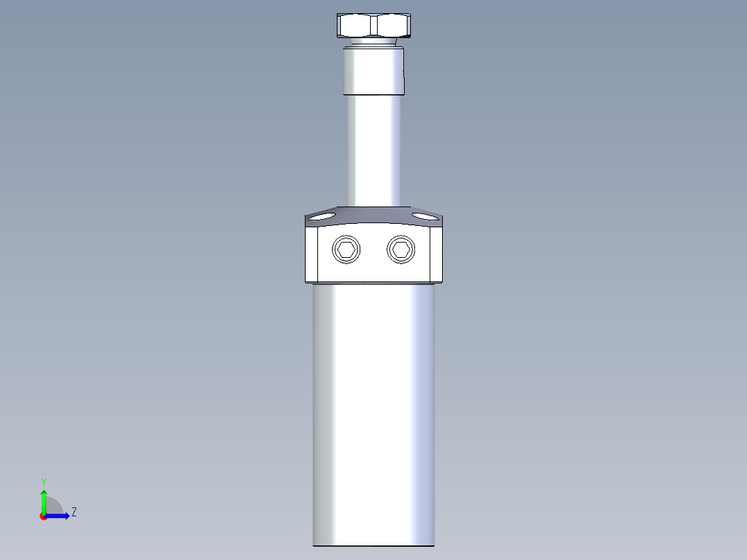 KOSMEKLHA0400-GR-Q25多系列多零件图纸模型左视图