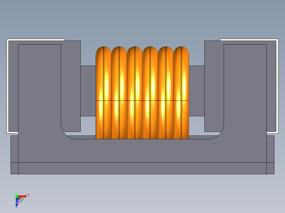 元器件3D封装ACM70V10俯视图