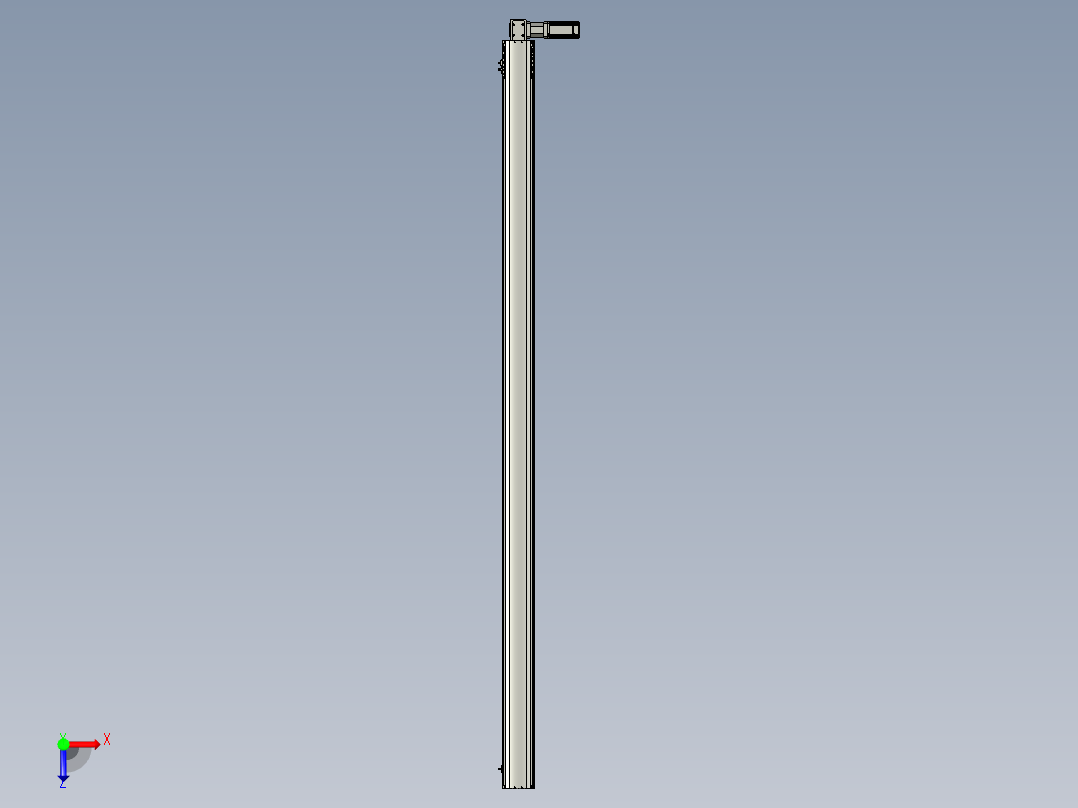 东锦同步带传动-直线滑台模组DH120B-L125-S2550-BL-P400W-C3俯视图
