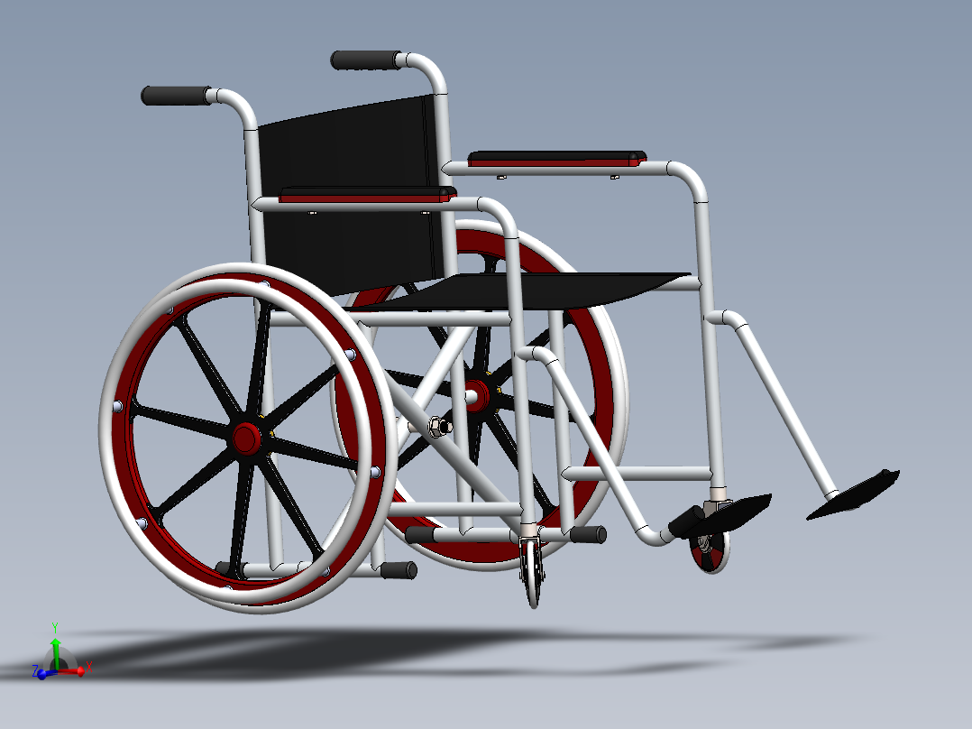 <span style='color: red'>轮椅</span>