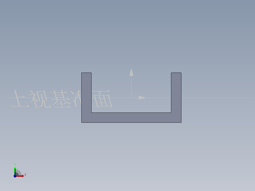 S37 移动支架前视图