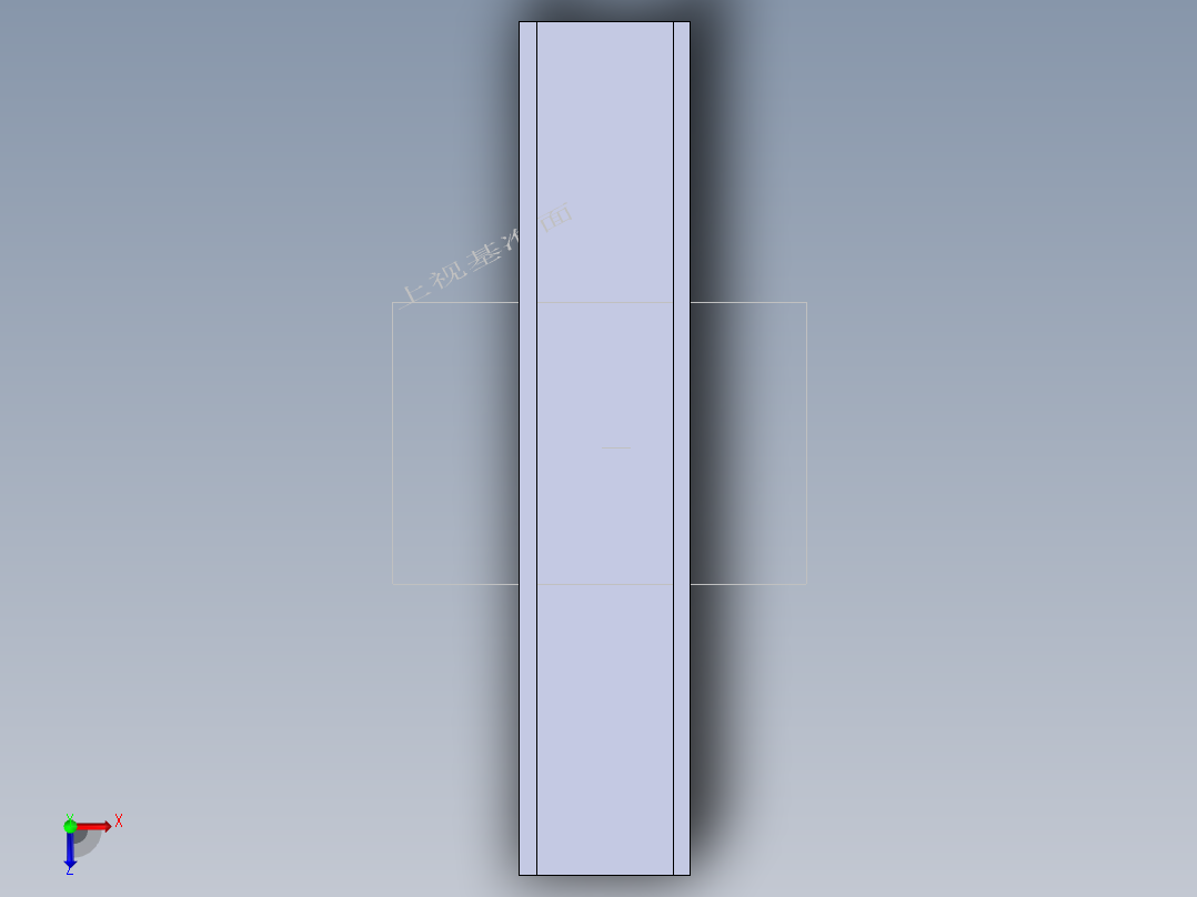 S37 移动支架俯视图