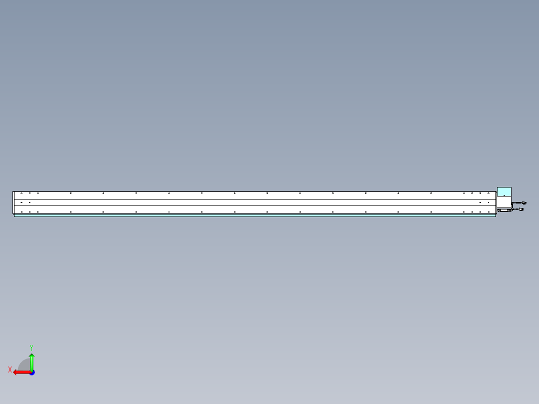 威洛博VBC同步带传动一无尘环境VBC14-L45-S2650-BRU-ZP75-C3后视图