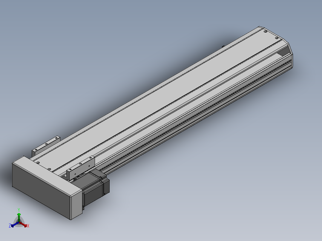 精密模组MY130-T10-650L-BL-P20B-C4-C正等轴测图