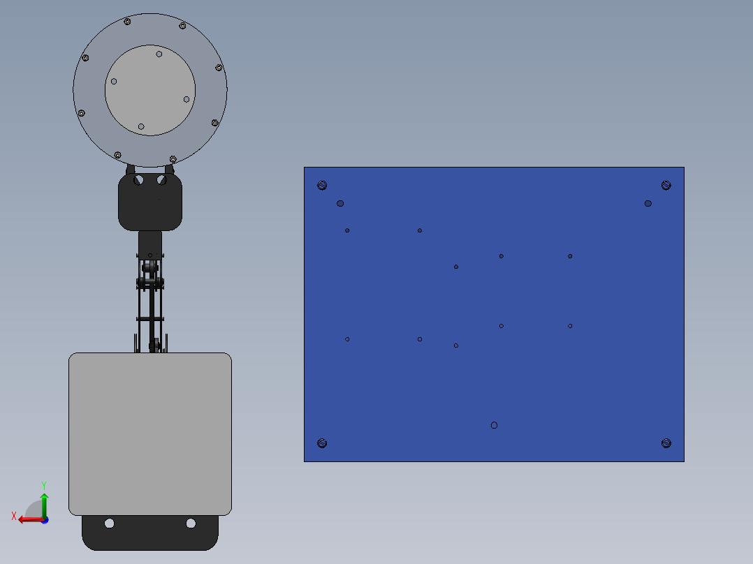 基于小型机械臂的铁谱分析自动取样装置===646002==500后视图