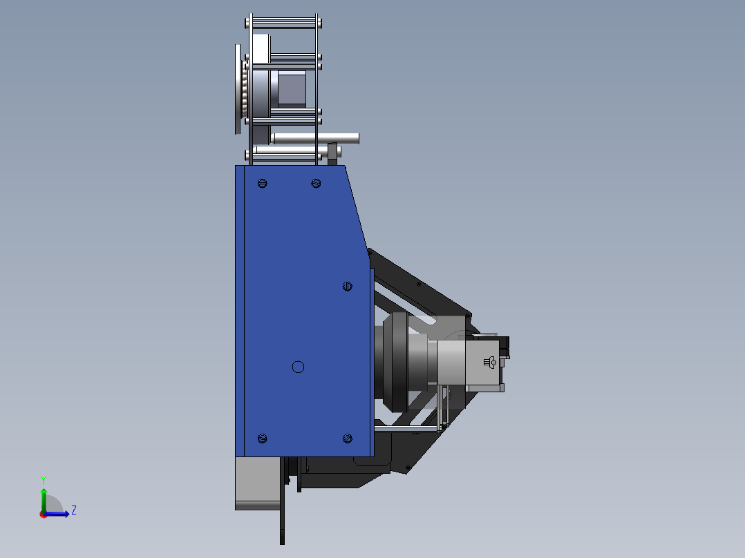 基于小型机械臂的铁谱分析自动取样装置===646002==500左视图