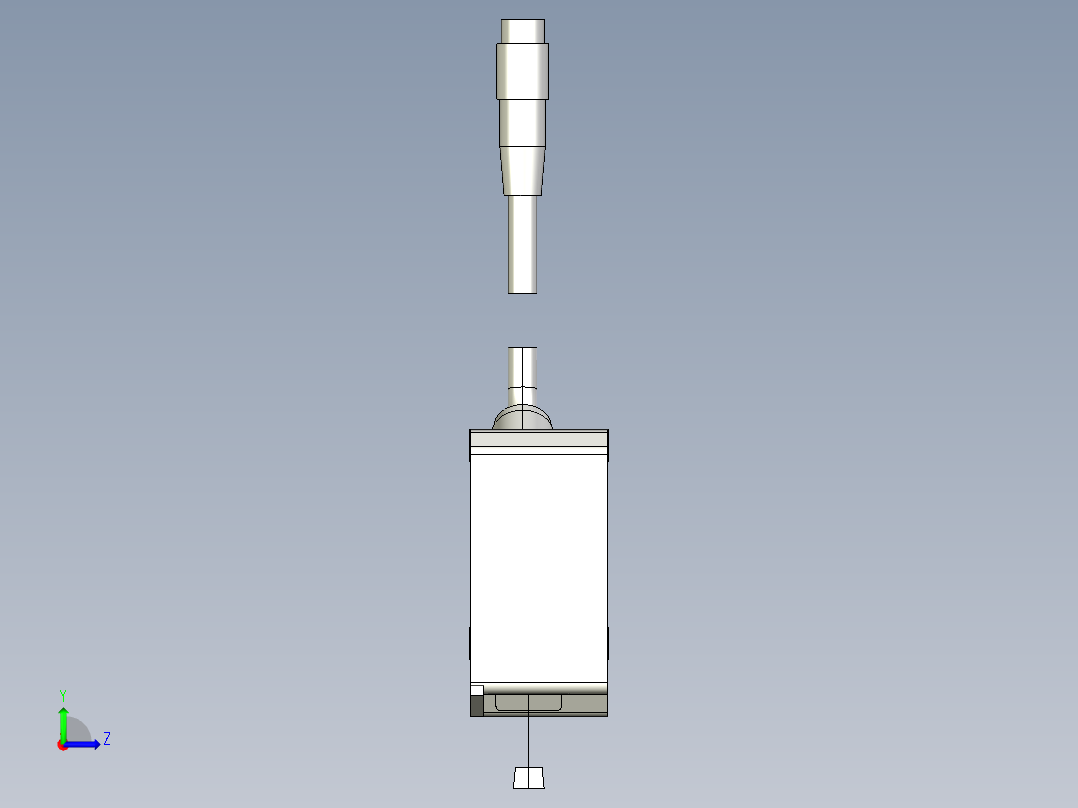 基恩士LJ-G015(K)_kc图纸模型左视图