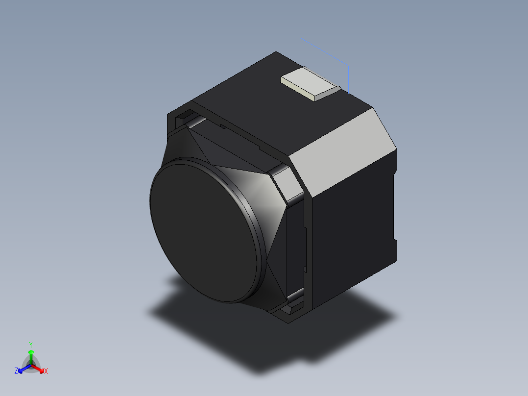 开关继电器保护 SM-1TS009B-XXX0-5000正等轴测图