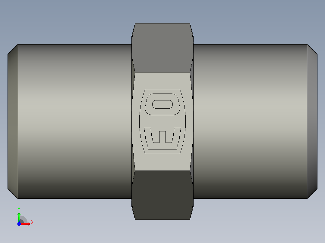 卡套式工业通用硬管接头EO Union G06LL71X前视图
