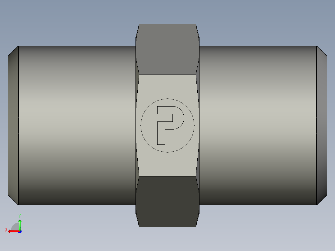 卡套式工业通用硬管接头EO Union G06LL71X后视图